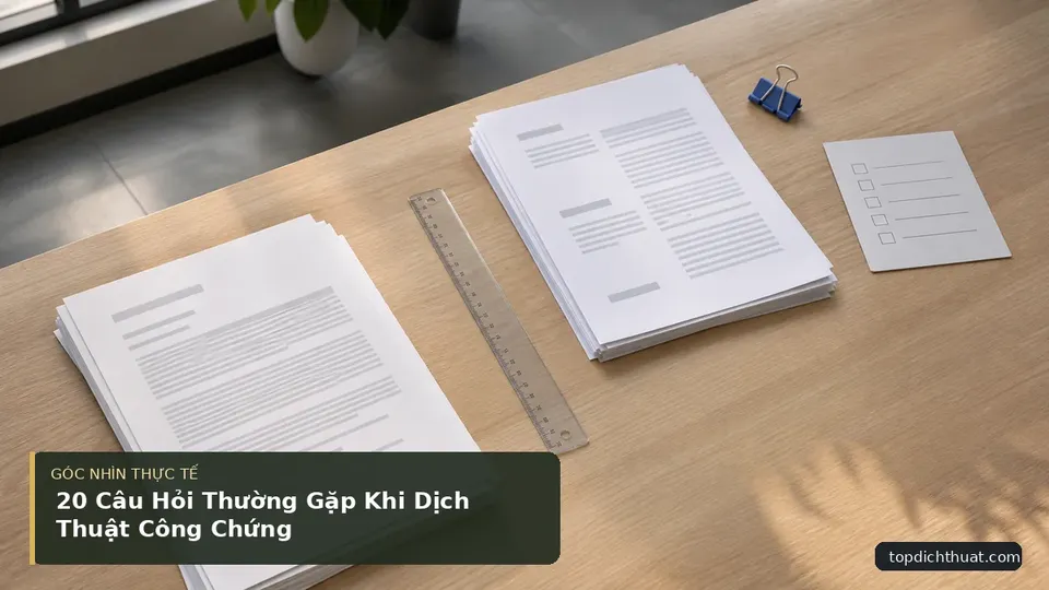 Chi tiết minh họa dịch thuật trong bài 20 Câu Hỏi Thường Gặp Khi Dịch Thuật Công Chứng