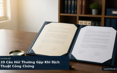 20 Câu Hỏi Thường Gặp Khi Dịch Thuật Công Chứng