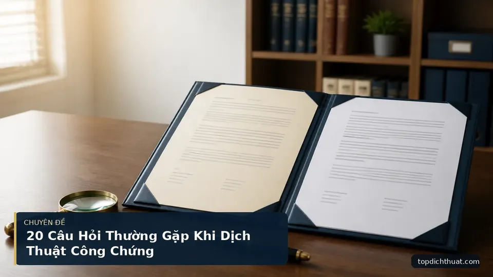 20 Câu Hỏi Thường Gặp Khi Dịch Thuật Công Chứng