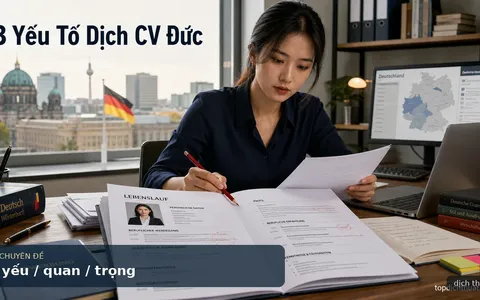 3 Yếu Tố Quan Trọng Của Một Bản Dịch CV Tiếng Đức