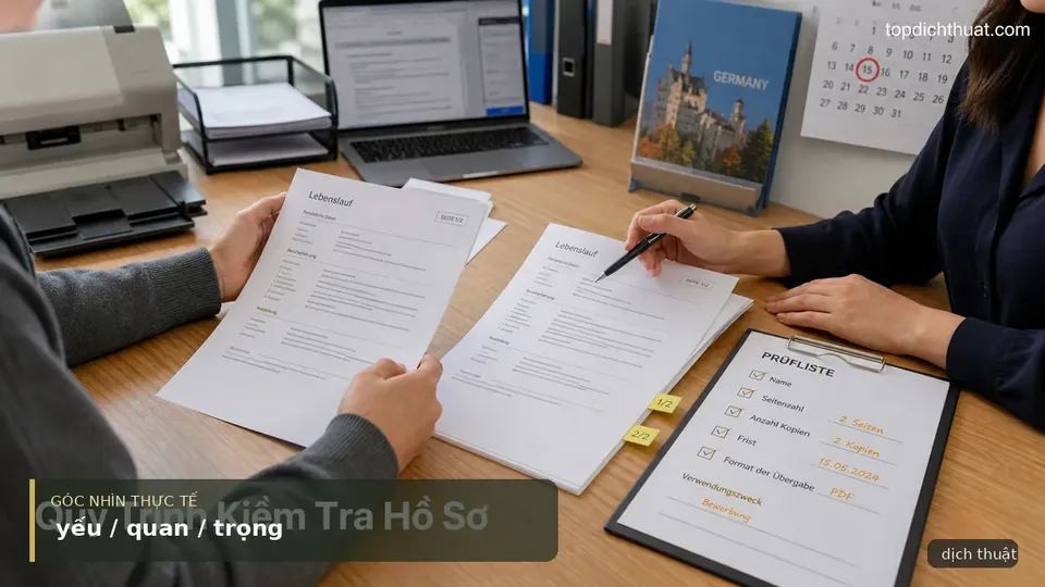 3 Yếu Tố Quan Trọng Của Một Bản Dịch CV Tiếng Đức — hình minh họa dịch thuật