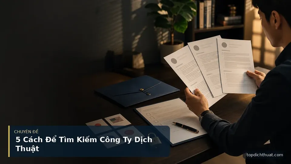 5 Cách Để Tìm Kiếm Công Ty Dịch Thuật