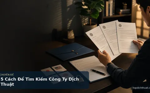 5 Cách Để Tìm Kiếm Công Ty Dịch Thuật