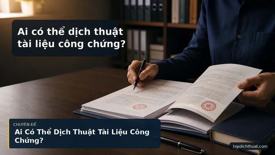 Ai Có Thể Dịch Thuật Tài Liệu Công Chứng?