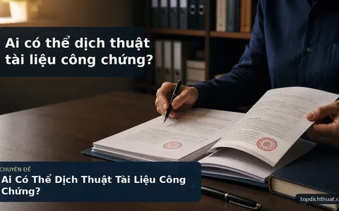 Ai Có Thể Dịch Thuật Tài Liệu Công Chứng?