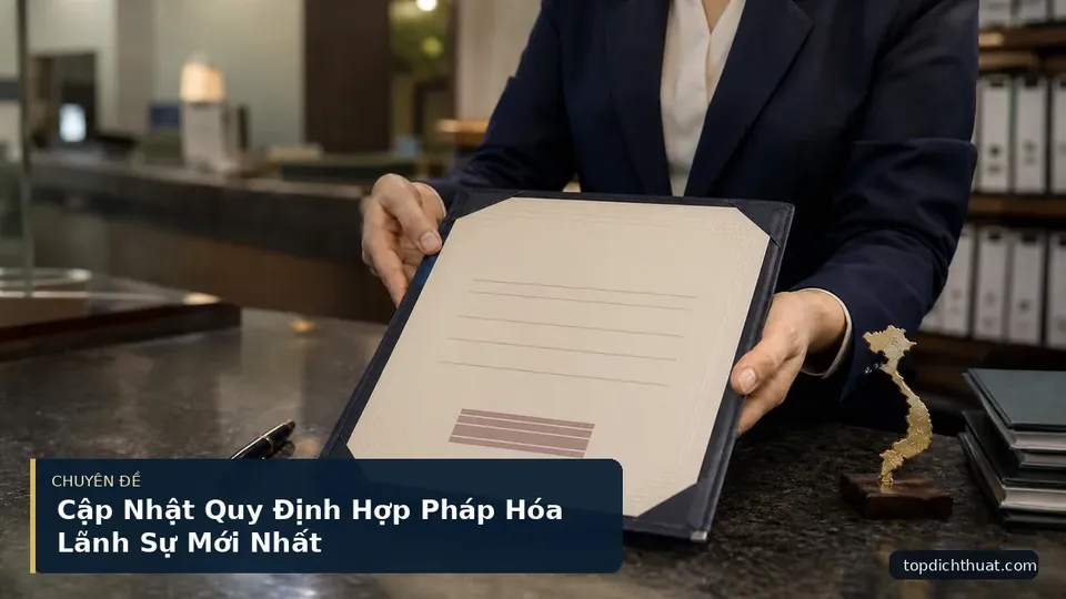 Cập Nhật Quy Định Hợp Pháp Hóa Lãnh Sự Mới Nhất