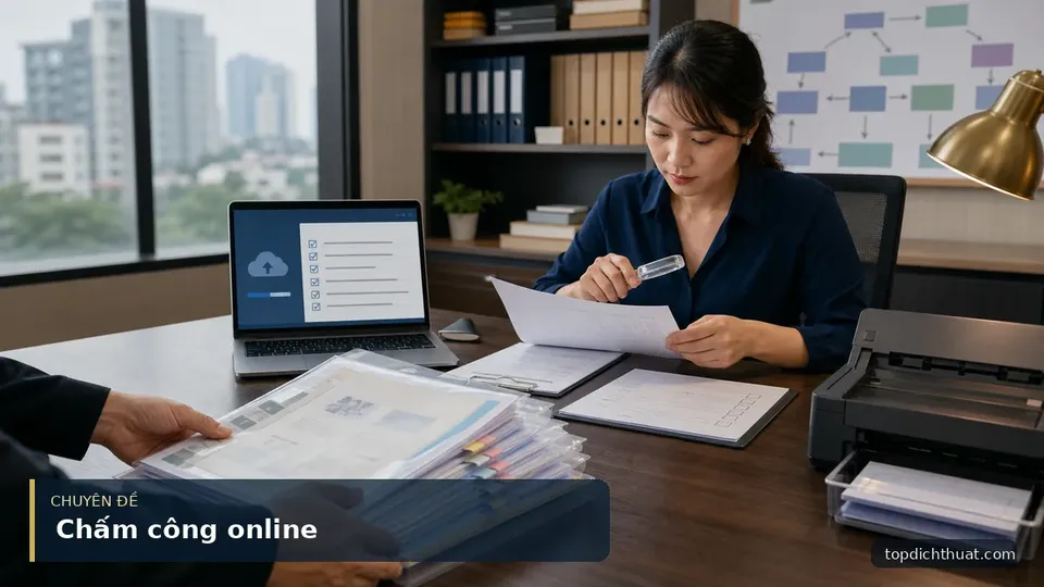 Chấm công online