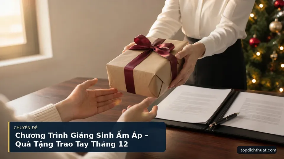 Chương Trình Giáng Sinh Ấm Áp – Quà Tặng Trao Tay Tháng 12