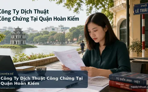 Công Ty Dịch Thuật Công Chứng Tại Quận Hoàn Kiếm