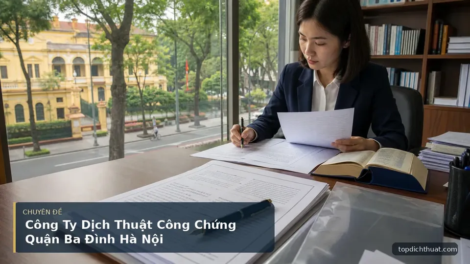 Công Ty Dịch Thuật Công Chứng Quận Ba Đình Hà Nội