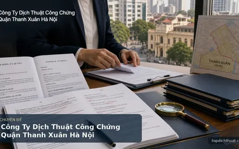 Công Ty Dịch Thuật Công Chứng Quận Thanh Xuân Hà Nội
