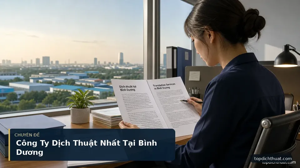 Công Ty Dịch Thuật Nhất Tại Bình Dương