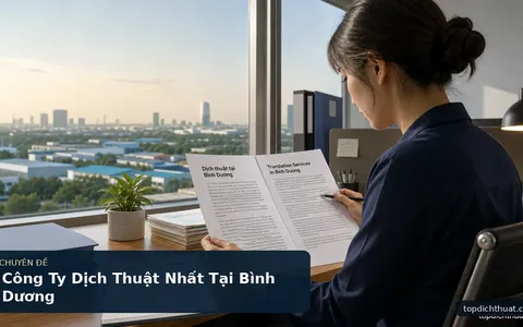 Công Ty Dịch Thuật Nhất Tại Bình Dương