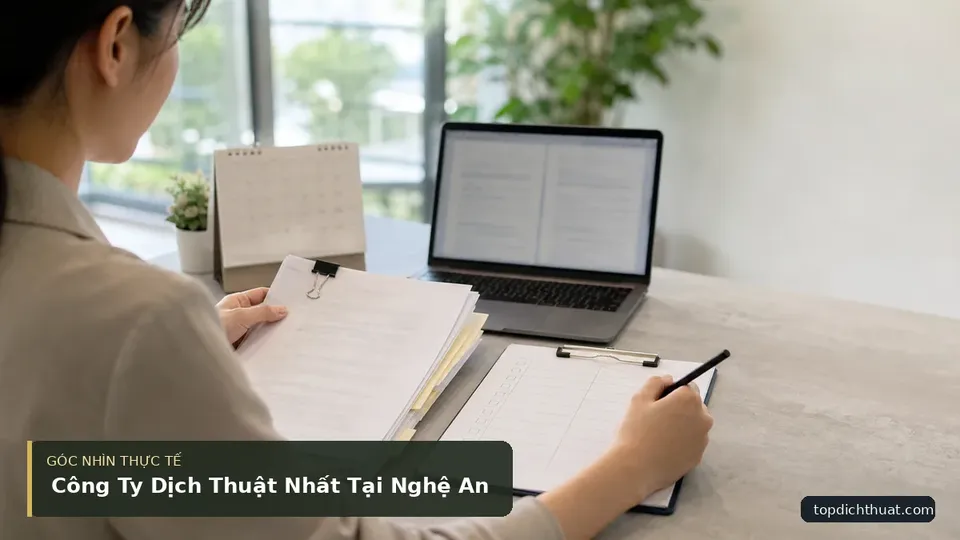 Chi tiết minh họa dịch thuật trong bài Công Ty Dịch Thuật Nhất Tại Nghệ An