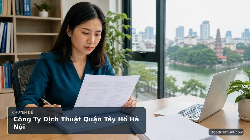 Công Ty Dịch Thuật Quận Tây Hồ Hà Nội