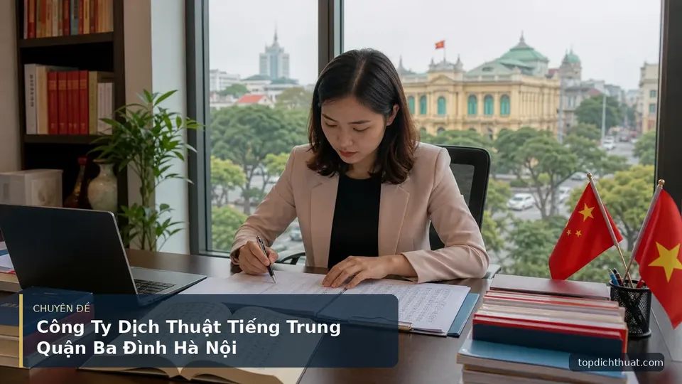 Công Ty Dịch Thuật Tiếng Trung Quận Ba Đình Hà Nội