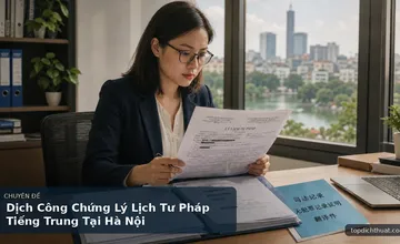 Dịch Công Chứng Lý Lịch Tư Pháp Tiếng Trung Tại Hà Nội