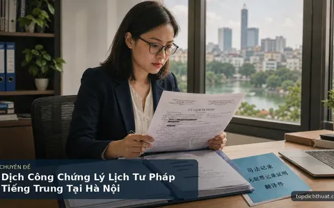 Dịch Công Chứng Lý Lịch Tư Pháp Tiếng Trung Tại Hà Nội