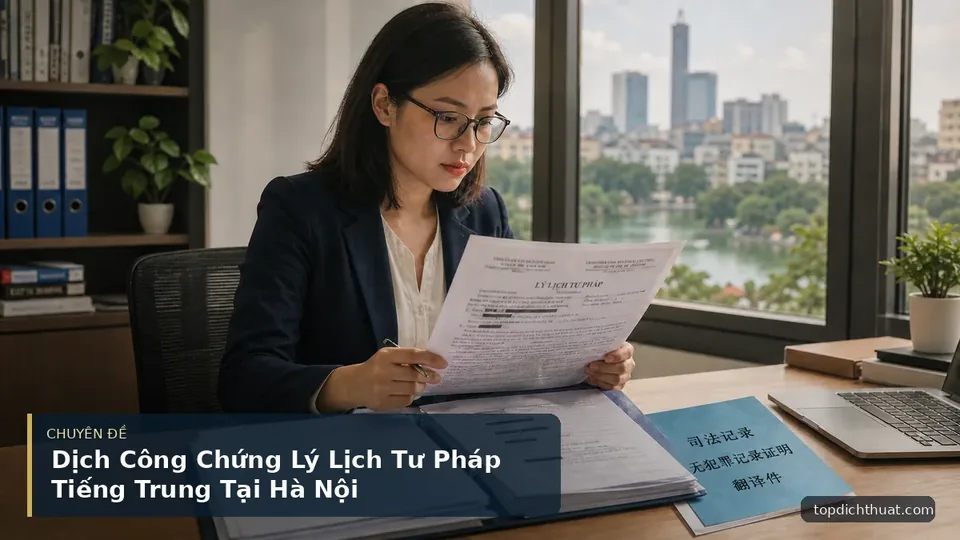 Dịch Công Chứng Lý Lịch Tư Pháp Tiếng Trung Tại Hà Nội