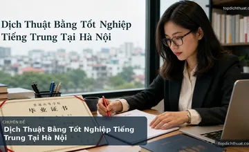 Dịch Thuật Bằng Tốt Nghiệp Tiếng Trung Tại Hà Nội