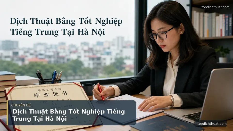 Dịch Thuật Bằng Tốt Nghiệp Tiếng Trung Tại Hà Nội