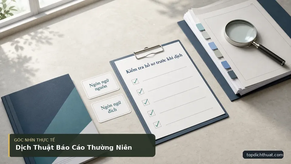 Chi tiết minh họa dịch thuật trong bài Dịch Thuật Báo Cáo Thường Niên