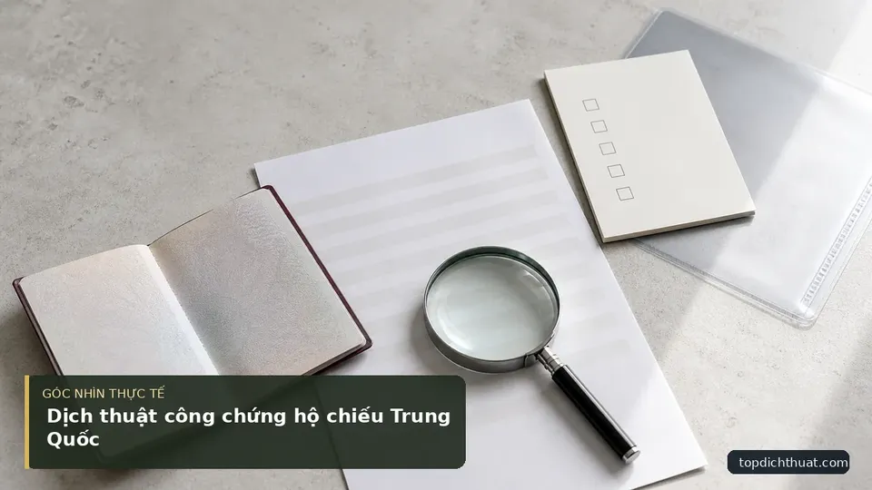 Chi tiết minh họa dịch thuật trong bài Dịch thuật công chứng hộ chiếu Trung Quốc