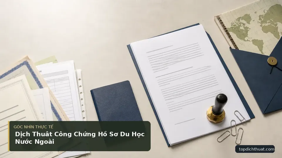 Chi tiết minh họa dịch thuật trong bài Dịch Thuât Công Chứng Hồ Sơ Du Học Nước Ngoài