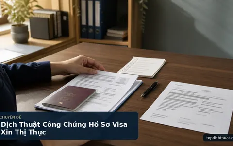 Dịch Thuật Công Chứng Hồ Sơ Visa Xin Thị Thực