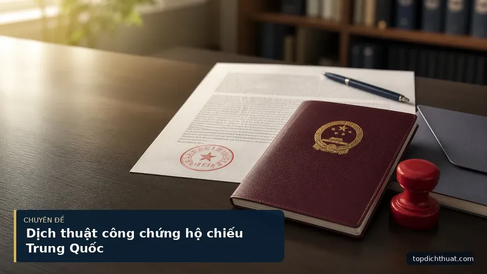 Dịch thuật công chứng hộ chiếu Trung Quốc