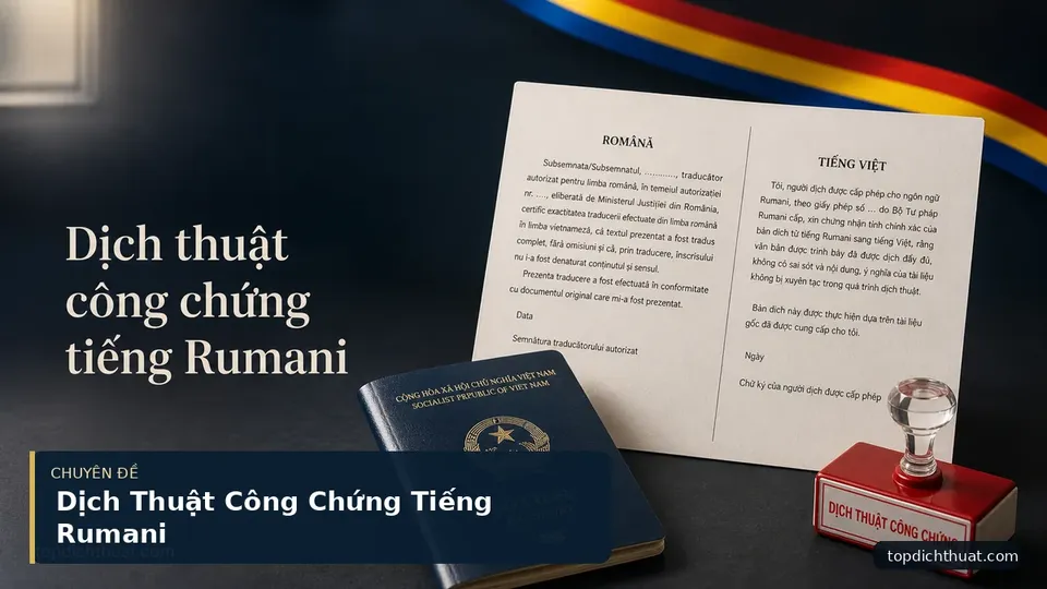 Dịch Thuật Công Chứng Tiếng Rumani