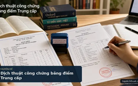Dịch thuật công chứng bảng điểm Trung cấp