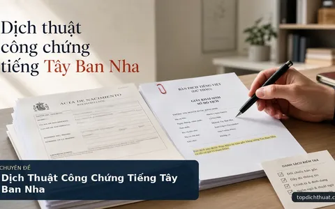 Dịch Thuật Công Chứng Tiếng Tây Ban Nha