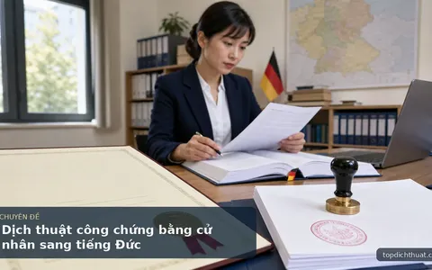 Dịch thuật công chứng bằng cử nhân sang tiếng Đức