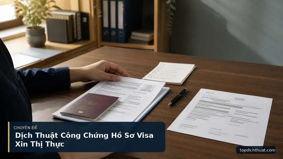 Dịch Thuật Công Chứng Hồ Sơ Visa Xin Thị Thực
