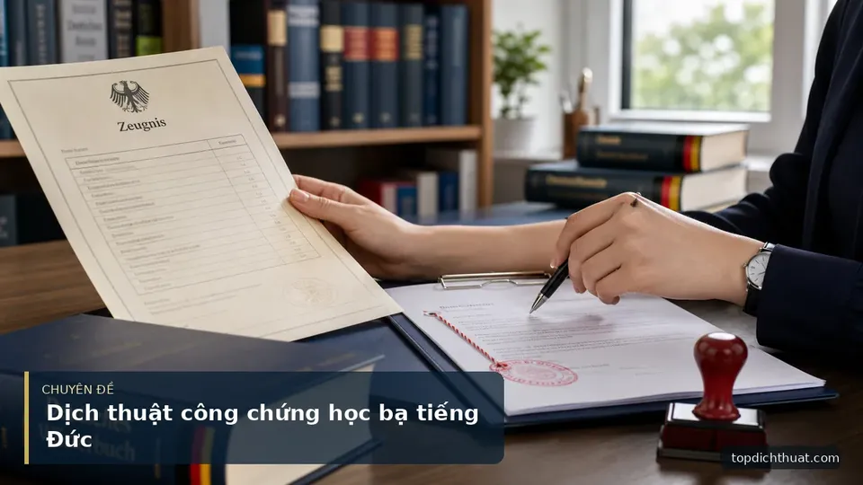 Dịch thuật công chứng học bạ tiếng Đức