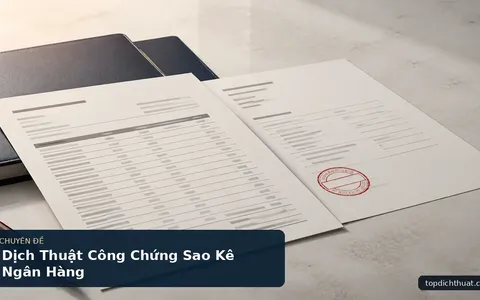 Dịch Thuật Công Chứng Sao Kê Ngân Hàng