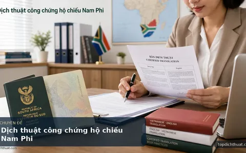 Dịch thuật công chứng hộ chiếu Nam Phi