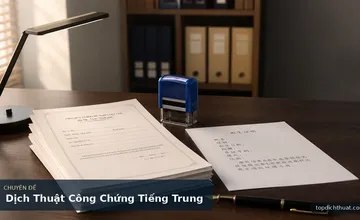 Dịch Thuật Công Chứng Tiếng Trung