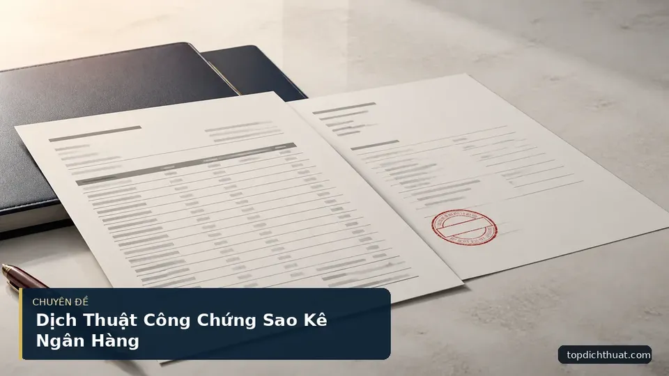 Dịch Thuật Công Chứng Sao Kê Ngân Hàng
