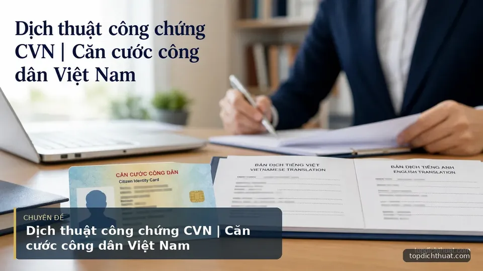 Dịch thuật công chứng CVN | Căn cước công dân Việt Nam