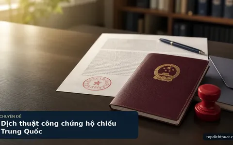 Dịch thuật công chứng hộ chiếu Trung Quốc