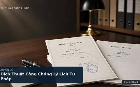 Dịch Thuật Công Chứng Lý Lịch Tư Pháp