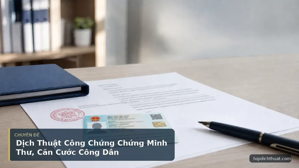 Dịch Thuật Công Chứng Chứng Minh Thư, Căn Cước Công Dân