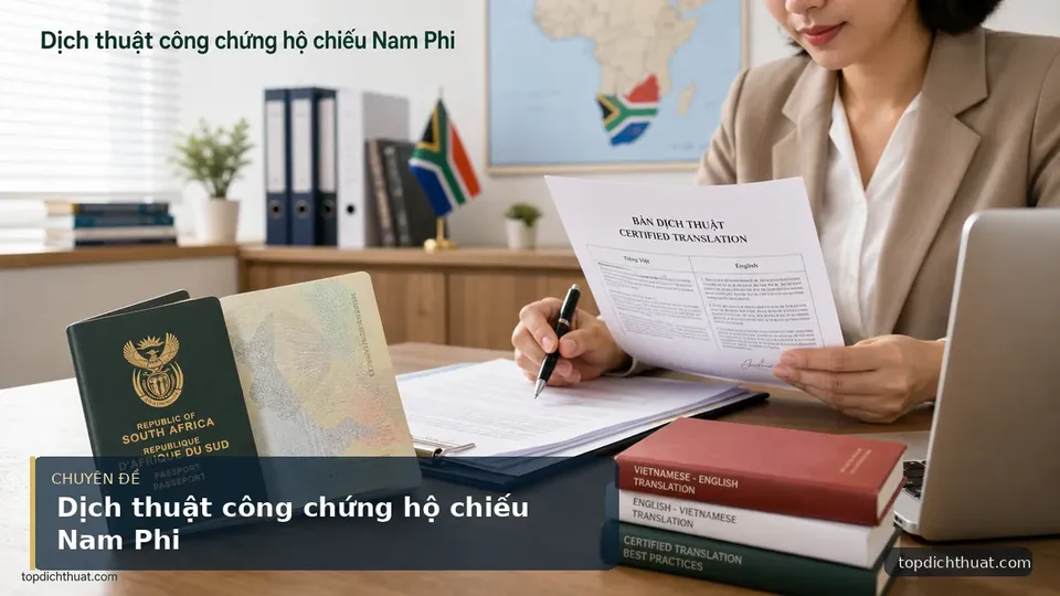 Dịch thuật công chứng hộ chiếu Nam Phi