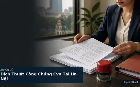 Dịch Thuật Công Chứng Cvn Tại Hà Nội