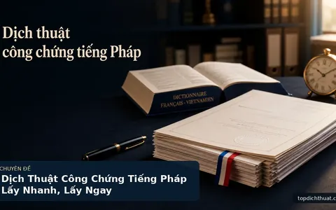 Dịch Thuật Công Chứng Tiếng Pháp Lấy Nhanh, Lấy Ngay