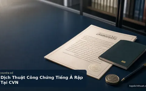Dịch Thuật Công Chứng Tiếng Ả Rập Tại CVN