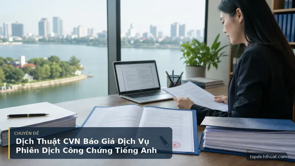Dịch Thuật CVN Báo Giá Dịch Vụ Phiên Dịch Công Chứng Tiếng Anh Tại Tây Hồ
