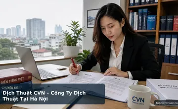 Dịch Thuật CVN – Công Ty Dịch Thuật Tại Hà Nội